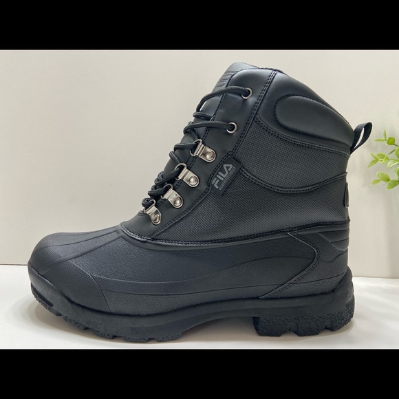 NEW Fila Weathertech Men's Extreme Waterproof Duck Boots Black 9.5-12 - Picture 8 of 9